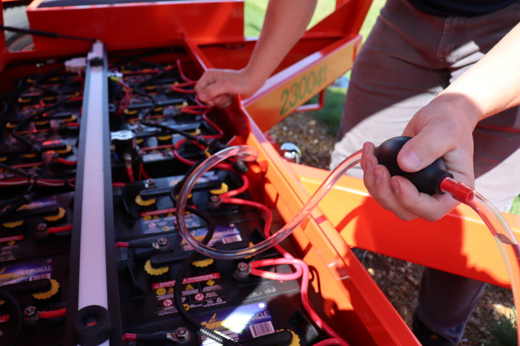 battery maintenance for summer traffic signal maintenance